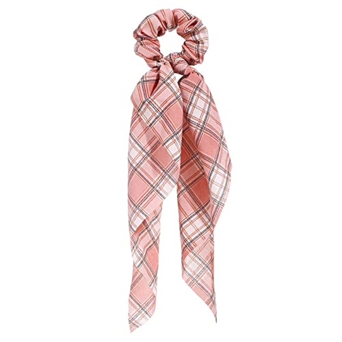 Stirnband Damen Mode Floral Print Scrhocken Solid Langes Haar Ribbon for Frauen Pferdeschwanz Schal Süßes elastisches Haarband Haar-Zubehör Stirnband Damen Winter(CS647304) von HZWMQDLF