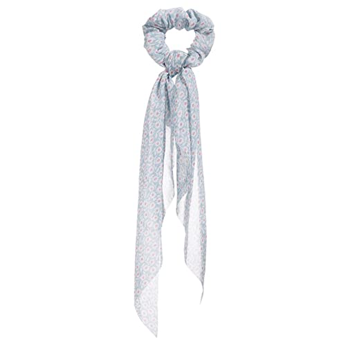 Stirnband Damen Mode Floral Print Scrhocken Solid Langes Haar Ribbon for Frauen Pferdeschwanz Schal Süßes elastisches Haarband Haar-Zubehör Stirnband Damen Winter(CS647403) von HZWMQDLF