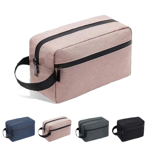 Reise-Kulturbeutel – weit geöffneter Reißverschluss, tragbare Make-up-Kosmetiktasche, faltbare Aufbewahrungstaschen, wasserdichtes Reisezubehör mit Griff, für Damen, Herren, Fitnessstudio, Reisen von HZYUEKUN