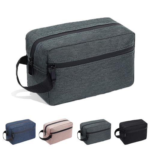 Reise-Kulturbeutel – weit geöffneter Reißverschluss, tragbare Make-up-Kosmetiktasche, faltbare Aufbewahrungstaschen, wasserdichtes Reisezubehör mit Griff, für Damen, Herren, Fitnessstudio, Reisen von HZYUEKUN