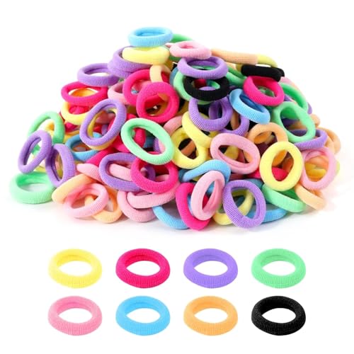 500 Stück Haargummis Mädchen Kleine Haargummis Bunt Mini Nahtlose Haarbänder Baby Haargummi Elastische soft loom bänder Mehrfarbig Soft Zopfgummi Klein für Mädchen Kinder Kleinkinder Baby 500 Stück Haargummis Mädchen Kleine Haargummis Bunt Mini Nahtlose Haarbänder Baby Haargummi Elastische soft loom bänder Mehrfarbig Soft Zopfgummi Klein für Mädchen Kinder Kleinkinder Baby von HZZON