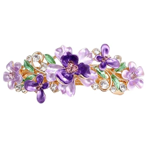 Haarspangen Damen Groß Frauen Legierung Weibliche Schmetterling Haar Clip Haar Dekoration Koreanische Version Erwachsene Clip Weibliche Frühling Haarklammer für Dickes (C, One Size) von HZling