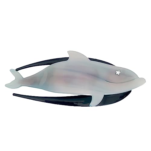 Haarspangen für Damenr -Schwalbenschwanz-Clips, hochwertige Essig-Haarspangen mit großem Haarvolumen, vielseitige horizontale Haarspangen mit Löffel für den Hinterkopf Haarklammer Damen (A, One Size) von HZling