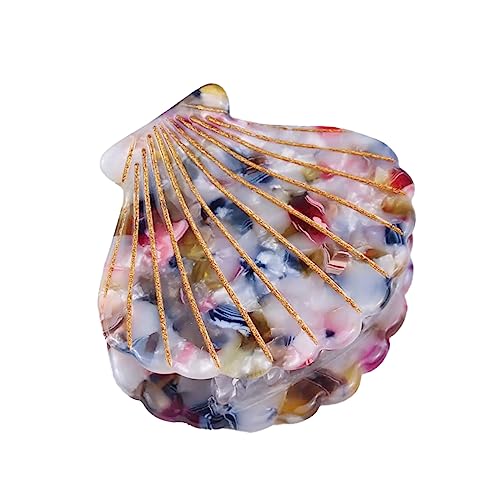 Spangen Haare Muschel-Perlen-Haarnadeln, seitlicher, Haarspangen, Kopfbedeckung, Styling-Werkzeuge, Haar-Accessoires, Strand-Haarspangen Haarspange Hochzeit (F, One Size) von HZling