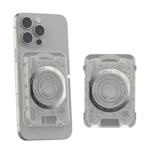 HZmeris Magnetischer Kartenhalter, Ausweishalter, Brieftasche, Kreditkarte, magnetisch, Tarjetero magnético kompatibel mit MagSafe&Popsocket - für Arbeit, Reisen, Büro (Milchweiß) HZmeris Magnetischer Kartenhalter, Ausweishalter, Brieftasche, Kreditkarte, magnetisch, Tarjetero magnético kompatibel mit MagSafe&Popsocket - für Arbeit, Reisen, Büro (Milchweiß) von HZmeris