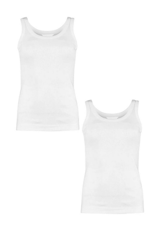 HaILY’S Shirttop Top 2er-Set Ärmellos Weich Rundhals Normale Passform (2-tlg) Top 'Suri' in Weiß von HaILY’S