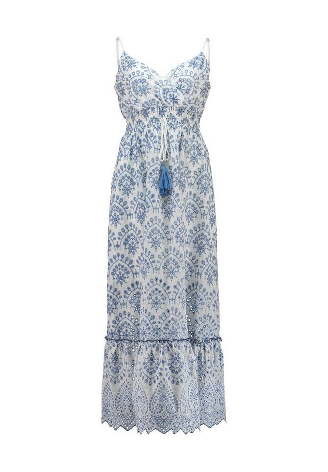 HaILY’S Sommerkleid Haily`s Sommerkleid mit Stickerei Falena Weiß Blau von HaILY’S