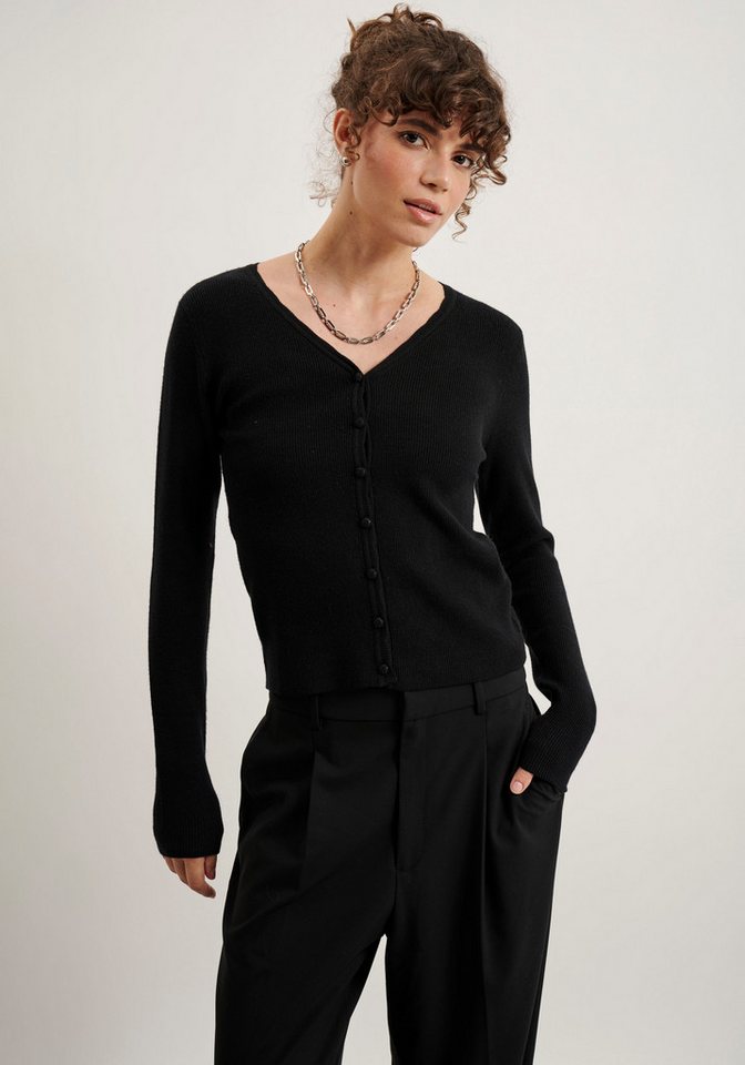 HaILY’S Strickjacke LS V CD Na44tasha aus Rippstrick von HaILY’S