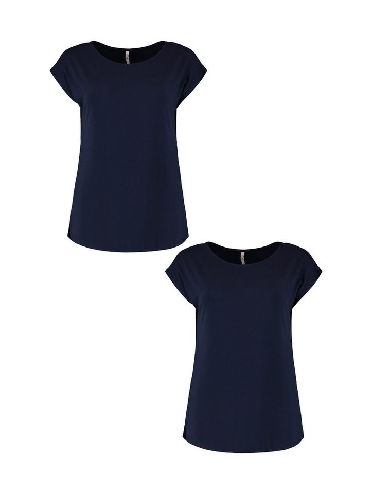 HaILY’S T-Shirt 2er-Set Kurzarm mit Fledermausärmeln (2-tlg) SS V TP Em44ma von HaILY’S