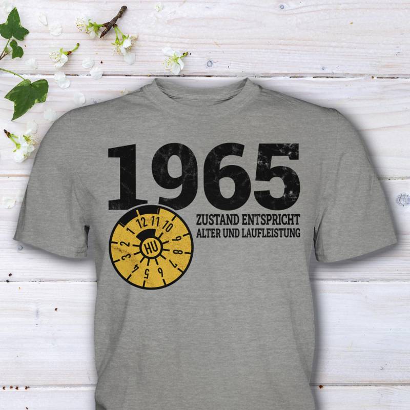 60. Geburtstag T-Shirt 1965 Zustand Entspricht Alter Und Laufleistung Lustiges Geschenk von HaLiLuDesigns