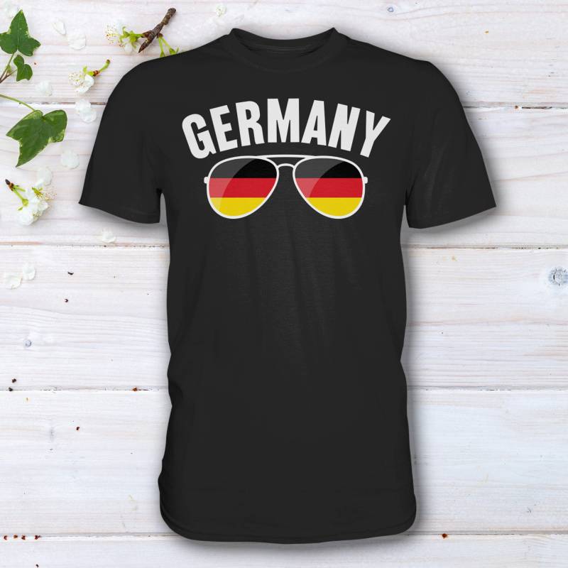 Deutschland T-Shirt, Fan Trikot, Flagge, T-Shirt Deutschland T-Shirt, Fan Trikot, Flagge, T-Shirt von HaLiLuDesigns