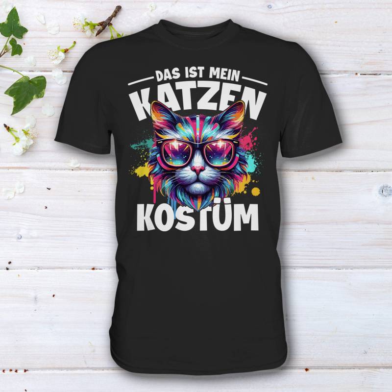 Karneval Fasching Verkleidung Das Ist Mein Katzen Kostüm T-Shirt von HaLiLuDesigns