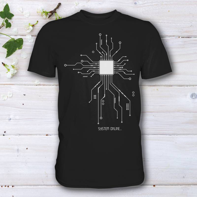 Nerd Shirt Computer Motiv Als Lustiges Geschenk Für Männer, Cpu Gamer T-Shirt von HaLiLuDesigns