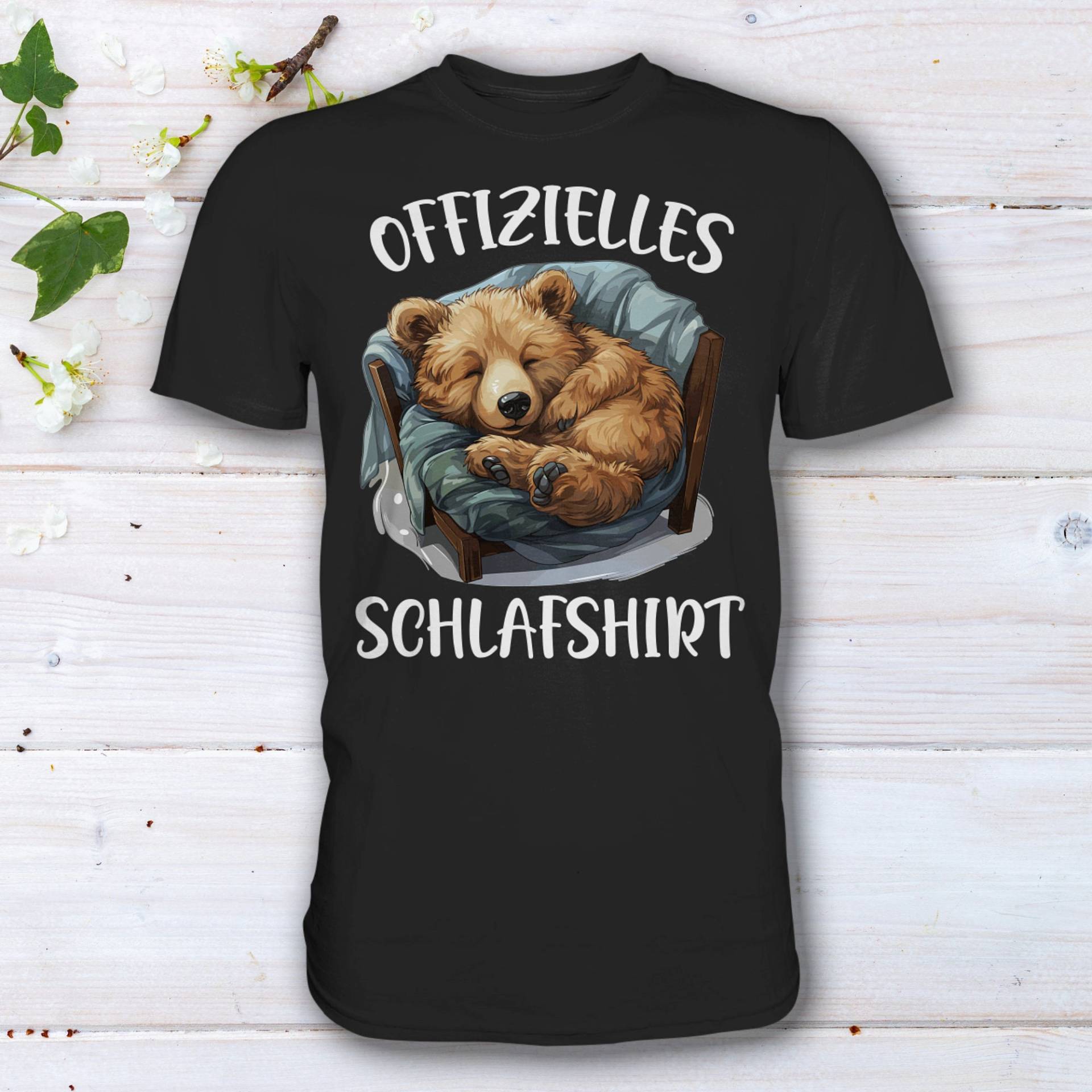 Offizielles Schlafshirt Bär Schlafanzug Schlafender Geschenk Offizielles Schlafshirt Bär Schlafanzug Schlafender Geschenk von HaLiLuDesigns