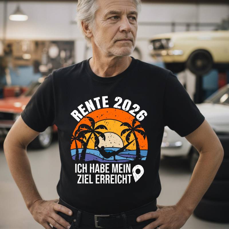 Rente 2026 T-Shirt, Lustiges Ruhestand Geschenk, Abschiedsgeschenk Kollegen, Rentner Humor, Ziel Erreicht Rente 2026 T-Shirt, Lustiges Ruhestand Geschenk, Abschiedsgeschenk Kollegen, Rentner Humor, Ziel Erreicht von HaLiLuDesigns