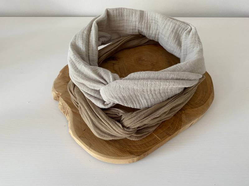 Musselin Haarband // Drahthaarband Zum Selber Binden in Verschiedenen Farben Sommerhaarband von HaLoHandgemacht