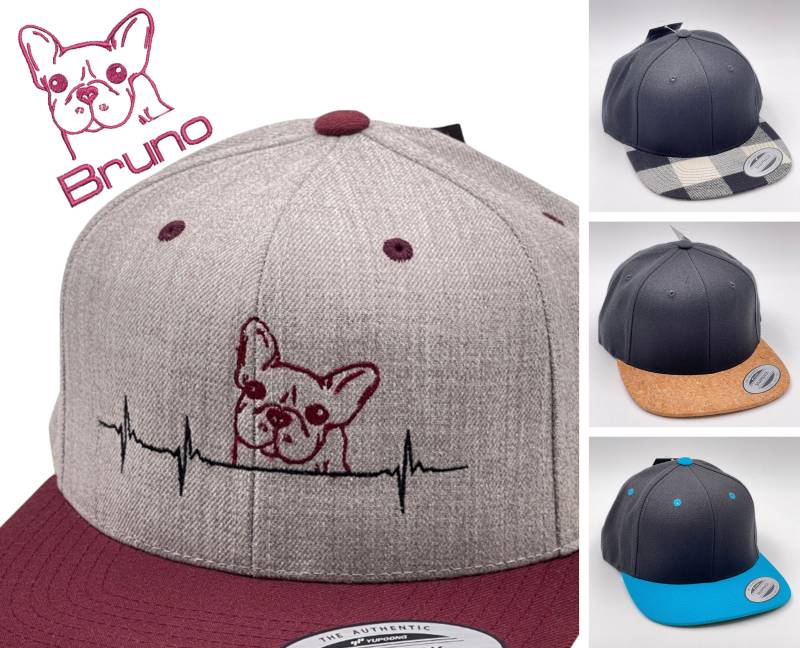 Cap Hund - Stickerei Kinder- & Erwachsenengrößen Motiv, Text Individualisierbar von HaNiDaFASHION