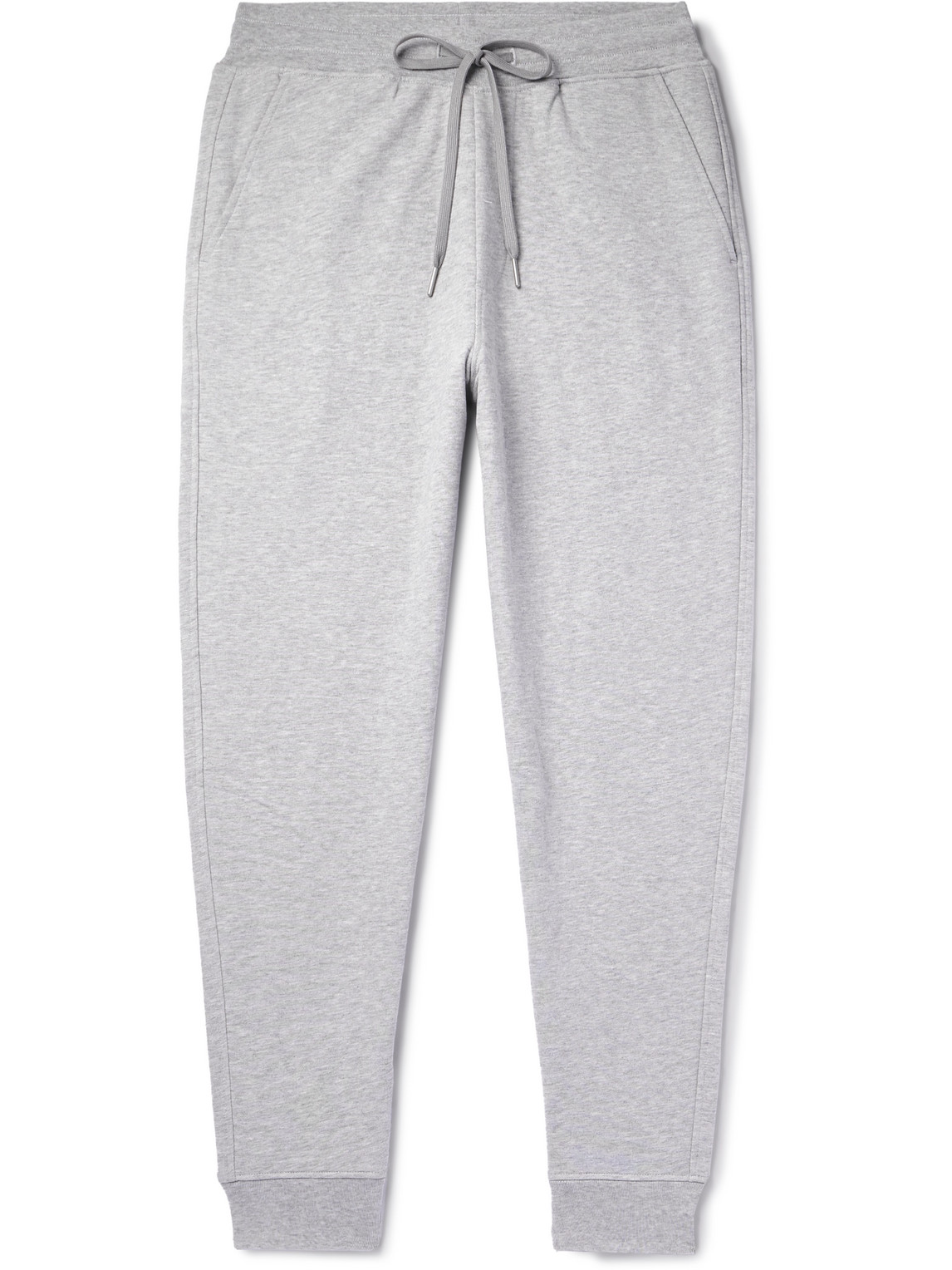 Håndværk - Tapered Organic Pima Cotton-Jersey Sweatpants - Men - Gray - XXL von Håndværk