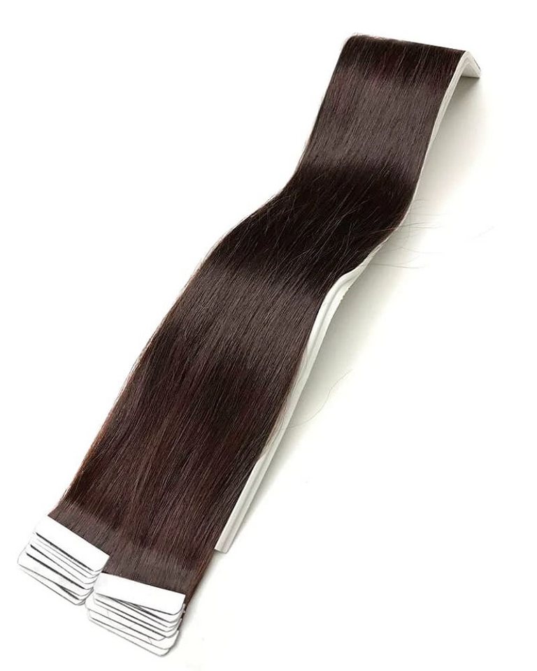 Haarwelten Deluxe Hair Extensions Echthaar-Extension Tape in Hair Echthaartapes, chocolate brown, Remy Haar für Haarextensi, 100% Echthaartresse für Extensions als Tape Haarwelten Deluxe Hair Extensions Echthaar-Extension Tape in Hair Echthaartapes, chocolate brown, Remy Haar für Haarextensi, 100% Echthaartresse für Extensions als Tape von Haarwelten Deluxe Hair Extensions