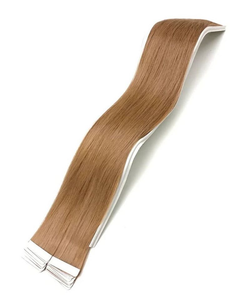 Haarwelten Deluxe Hair Extensions Echthaar-Extension Tape in Hair Echthaartapes, hellblond, Remy Haar für Haarextensions, 100% Echthaartresse für Extensions als Tape Haarwelten Deluxe Hair Extensions Echthaar-Extension Tape in Hair Echthaartapes, hellblond, Remy Haar für Haarextensions, 100% Echthaartresse für Extensions als Tape von Haarwelten Deluxe Hair Extensions
