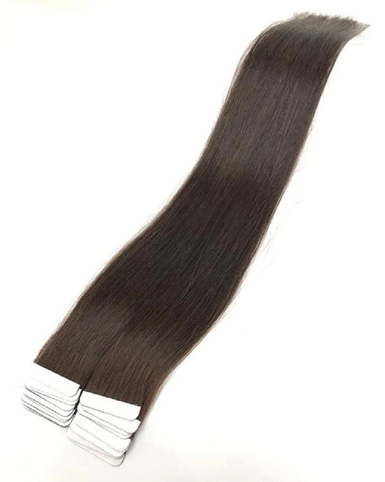 Haarwelten Deluxe Hair Extensions Echthaar-Extension Tape in Hair Echthaartapes, natur braun, Remy Haar für Haarextensions, 100% Echthaartresse für Extensions als Tape Haarwelten Deluxe Hair Extensions Echthaar-Extension Tape in Hair Echthaartapes, natur braun, Remy Haar für Haarextensions, 100% Echthaartresse für Extensions als Tape von Haarwelten Deluxe Hair Extensions