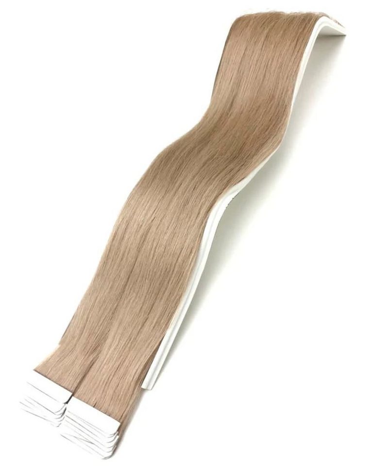 Haarwelten Deluxe Hair Extensions Echthaar-Extension Tape in Hair Echthaartapes, sandy blond, Remy Haar für Haarextensions, 100% Echthaartresse für Extensions als Tape Haarwelten Deluxe Hair Extensions Echthaar-Extension Tape in Hair Echthaartapes, sandy blond, Remy Haar für Haarextensions, 100% Echthaartresse für Extensions als Tape von Haarwelten Deluxe Hair Extensions