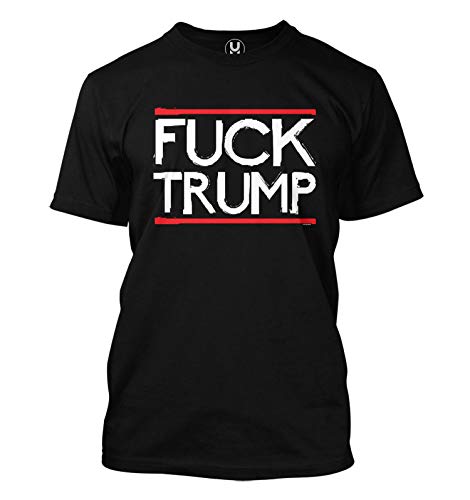 Haase Unlimited Fuck Trump Herren T-Shirt Anti Republican Conservative - Schwarz - Mittel von Haase Unlimited