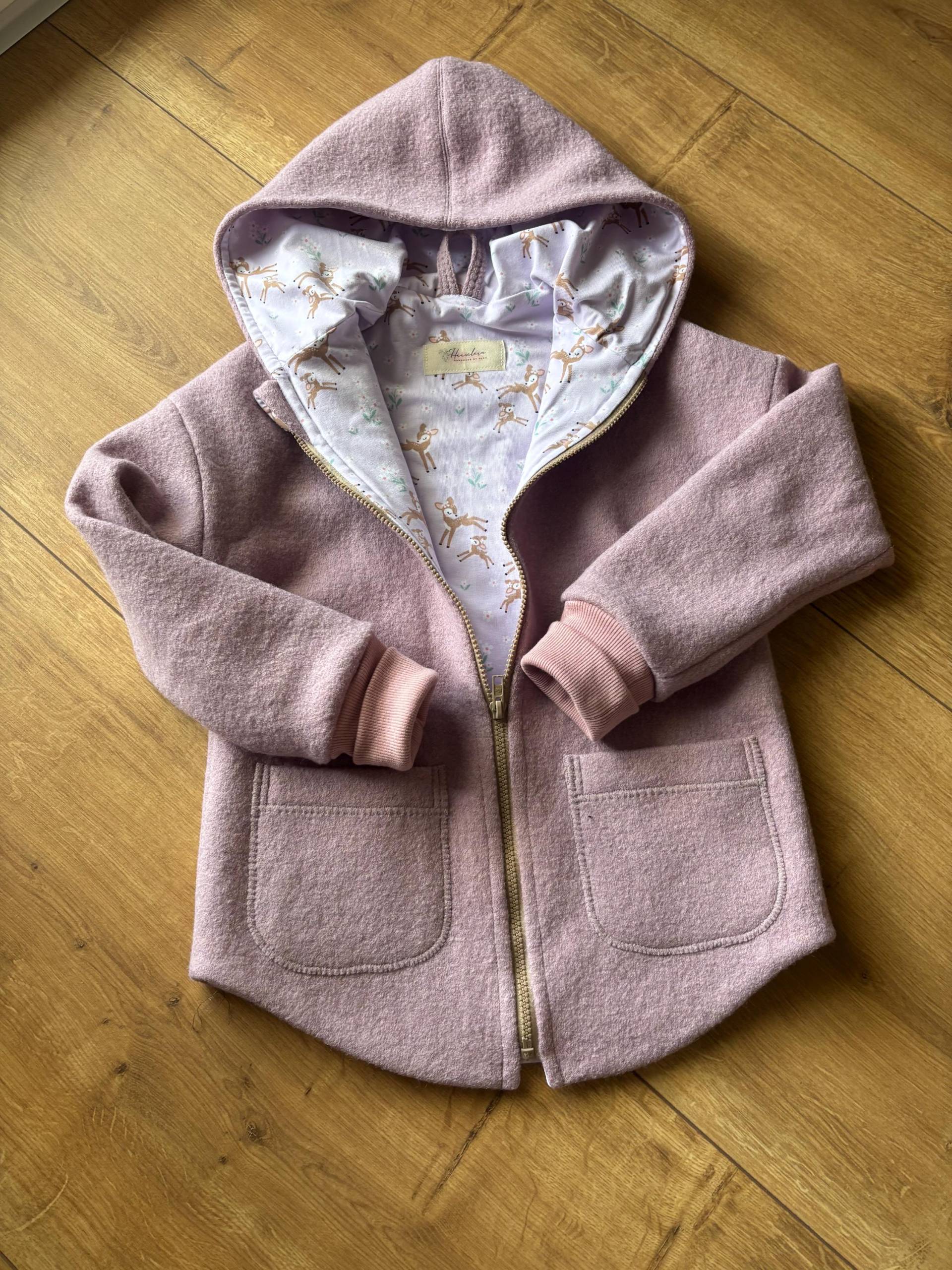 Walk Jacke Für Kinder, Kinderjacke, Übergangsjacke, Übergangsmantel, Kindermantel, Walkjacke von Haaselein