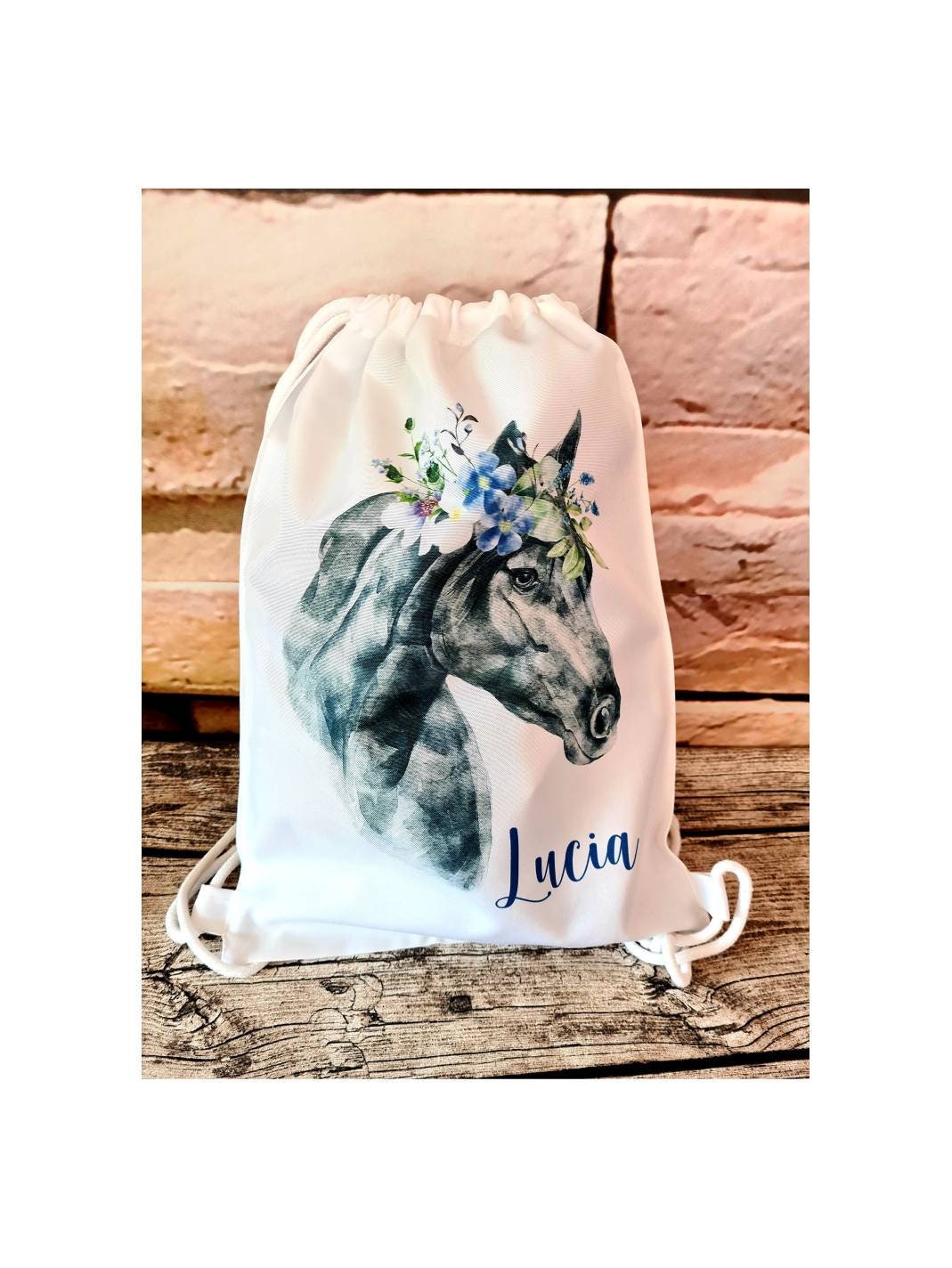 Turnbeutel Mit Namen, Personalisiert, Kinder, Sportbeutel von Haasies