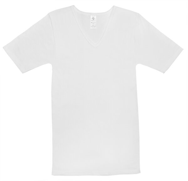 Haasis Bodywear Herren Basic Shirt V-Ausschnitt Feinripp Bambus/Elasthan von Haasis Bodywear