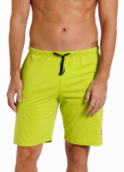 Haasis Bodywear Herren Bermuda mit Seitentaschen, Slub Single Jersey, Bio Baumwolle, GOTS zertifiziert von Haasis Bodywear