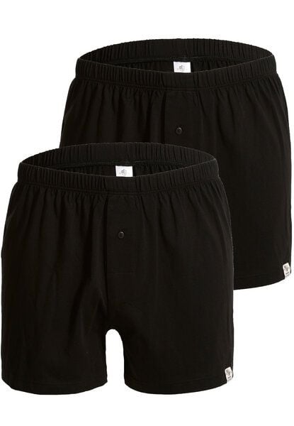 Haasis Bodywear Herren Jersey Boxer, mit Knopfleiste, 2er Pack, Single-Jersey von Haasis Bodywear