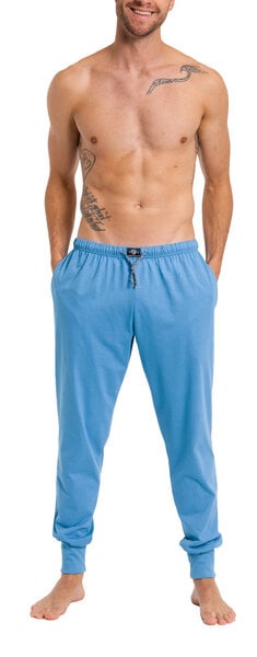 Haasis Bodywear Herren Pyjamahose mit Bündchen, Seitentaschen, Single Jersey, Bio Baumwolle, GOTS von Haasis Bodywear