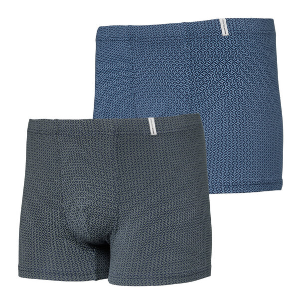 Haasis Bodywear Herren Pants, ohne Eingriff, 2er Pack, Print, Single Jersey von Haasis Bodywear