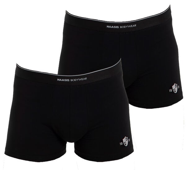 Haasis Bodywear Herren Pants 2er Pack ohne Eingriff, Single Jersey,Webgummibund von Haasis Bodywear