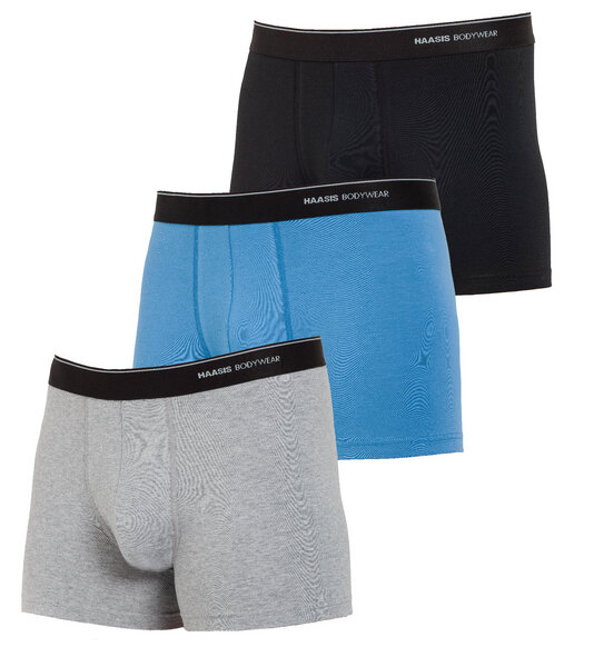 Haasis Bodywear Herren Pants 3er Pack ohne Eingriff, Single Jersey, von Haasis Bodywear