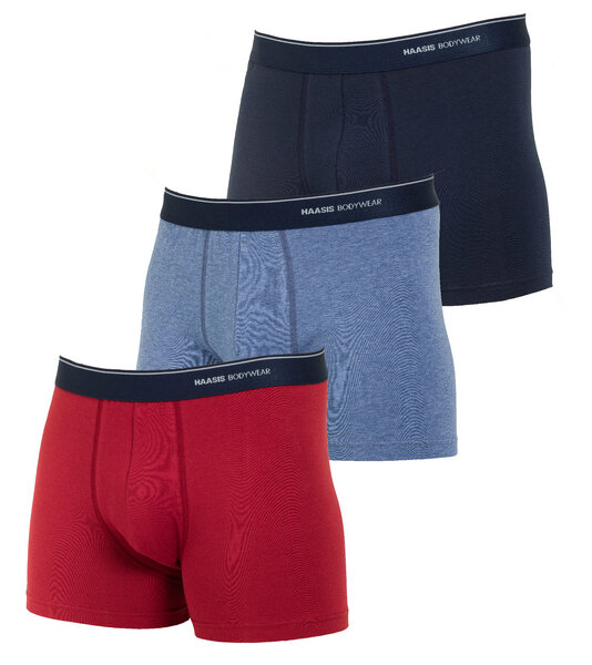 Haasis Bodywear Herren Pants 3er Pack ohne Eingriff, Single Jersey, von Haasis Bodywear