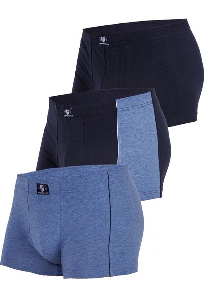 Haasis Bodywear Herren Pants 3er Pack ohne Eingriff, Single Jersey, von Haasis Bodywear