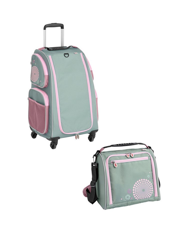 Haba Kinderkoffer Schranktrolley 4 Rollen und Trolleytasche, Reisekoffer Kinder, Trolley Kinder, Kofferset Kids von Haba