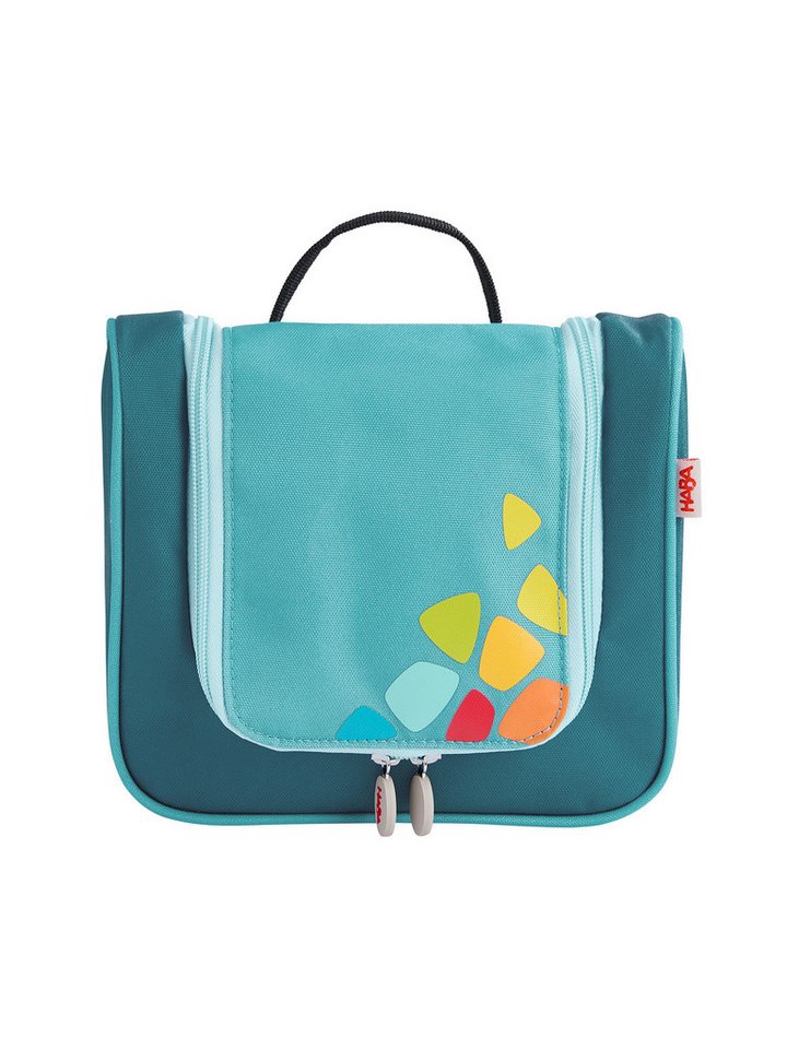 Haba Kulturbeutel Kinder-Kulturbeutel, großes Hauptfach - kleines Reißverschluss-Fach - Netztaschen von Haba