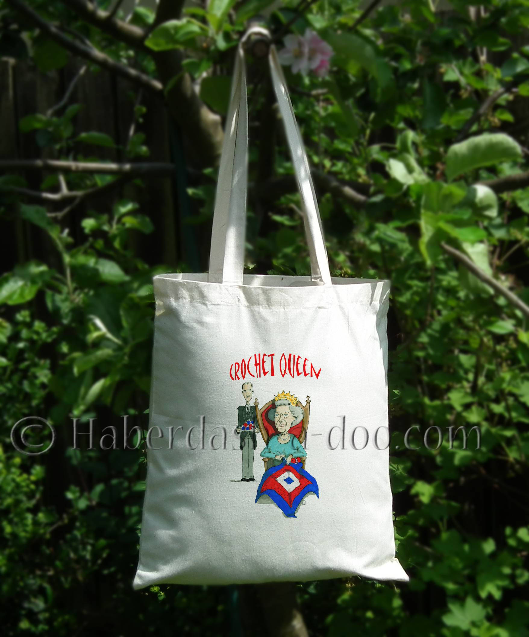 Gehäkelte Königin Tasche/Einkaufstasche Basteltasche Shopper Tote Bag Häkeltasche Gehäkelte Königin Tasche/Einkaufstasche Basteltasche Shopper Tote Bag Häkeltasche von Haberdashadoo