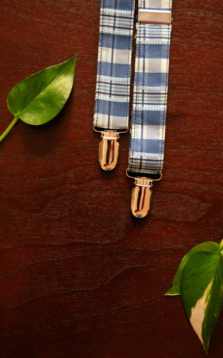 Herren Blau Gestreifte Hosenträger Herren Blau Gestreifte Hosenträger von HaberdashedAndCo