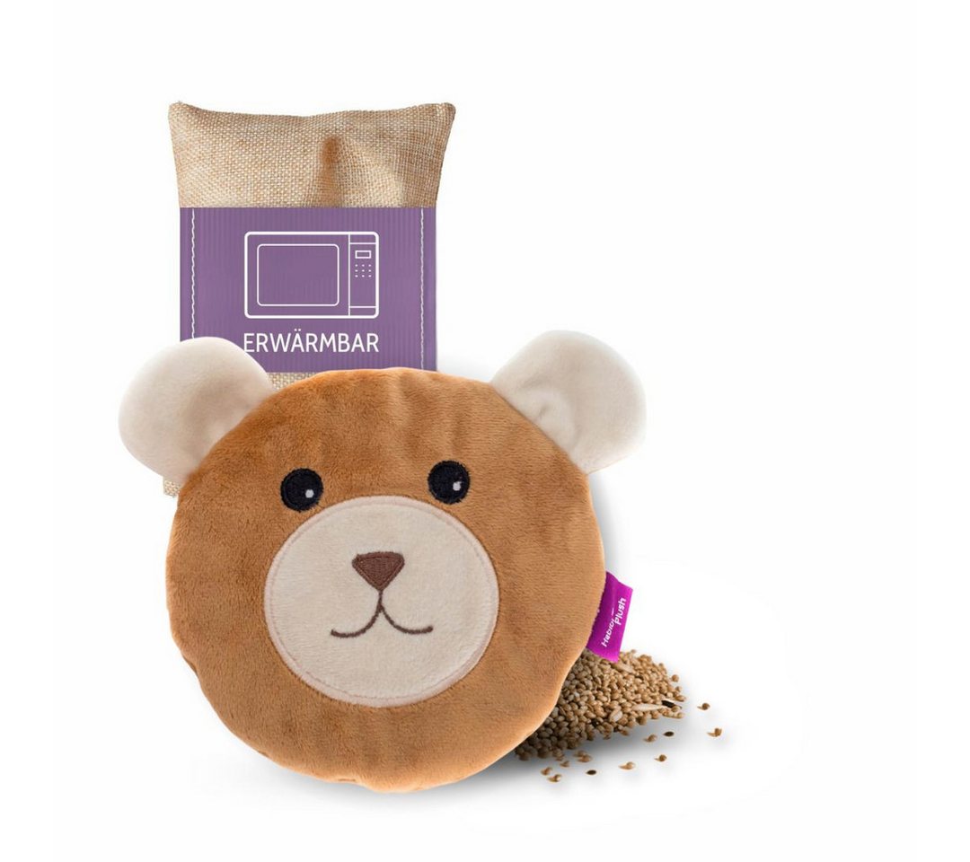 Habibi Plush Wärmekissen Habibi Plush Bärenkissen orange von Habibi Plush