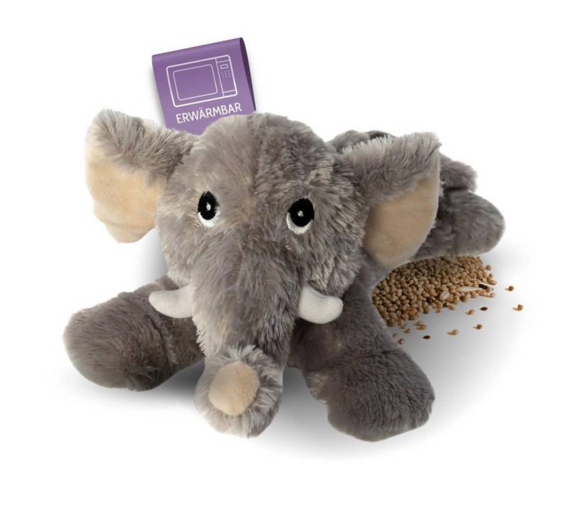 Habibi Plush Wärmekissen Habibi Plush Wärmekissen 1872 Elefant grau von Habibi Plush