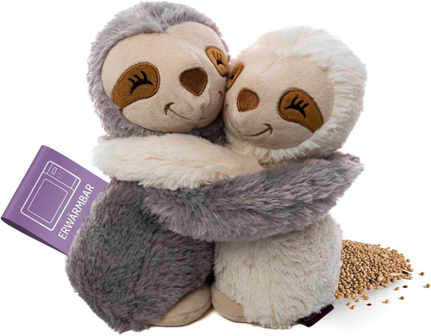 Habibi Plush Wärmekissen Hugys Faultiere von Habibi Plush