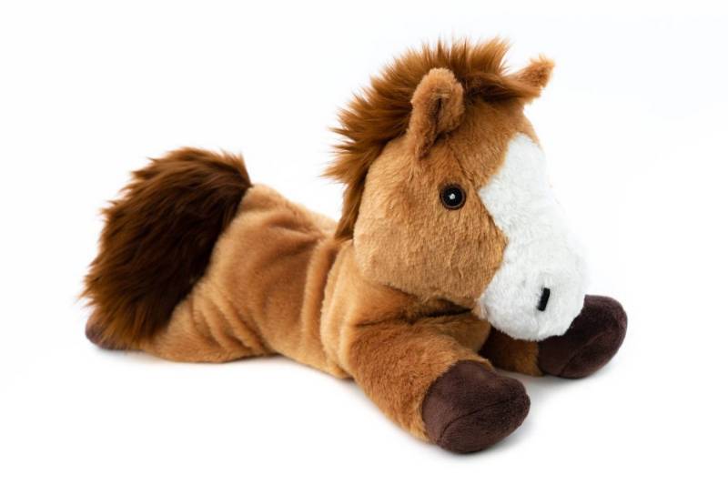 Habibi Plush Wärmekissen Wärmestofftier / Körnerkissen Pony zum Erwärmen in der Mikrowelle, Für die Mikrowelle und Backofen von Habibi Plush