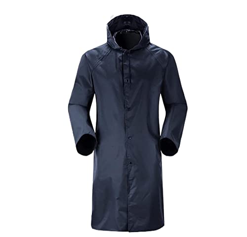 Regenponcho Regenjacke Regenmantel Langer Regenmantel Für Erwachsene Für Männer Und Frauen Im Freien, Arbeit, Wandern, Poncho, Wasserdichter Regenmantel Regencape Regenanzug ( Color : A , Size : XXL ) von Habrur