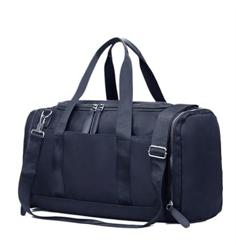 Reisetasche 18-Zoll-Weekender-Handgepäcktasche Für Damen, Sport-Sporttasche, Trainings-Seesack, Umhängetasche Für Die Nacht Sporttasche (Color : A, Size : 47 * 18 * 25cm) von Habrur