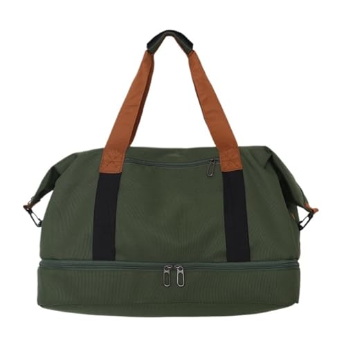 Reisetasche Wochenendtasche Für Damen Mit Schuhfach, Reisetasche Aus Oxford-Stoff Für Die Nacht Sporttasche (Color : D, Size : 61 * 27 * 32 cm) von Habrur