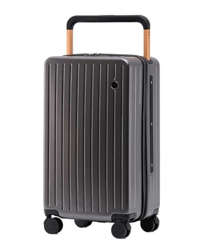 Rollkoffer Koffer Trolley Damen-Passwortkoffer Mit Großem Fassungsvermögen, Universalrad, Wasserdichter ABS-Koffer Für Herren Koffer Gepäck Reisekoffer (Color : A, Size : 20inch) von Habrur